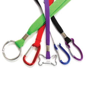 Custom printed carabiner lanyards of all shapes