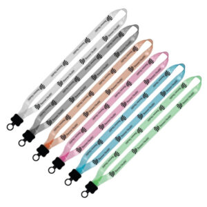 Custom Printed Clear Vinyl Plastic Lanyards