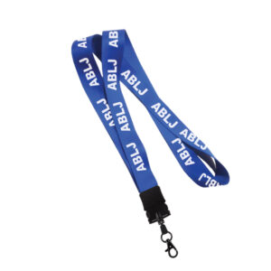 Custom printed elastic lanyards