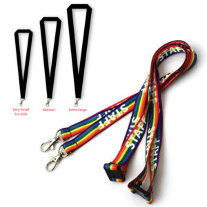 We can make lanyards custom length