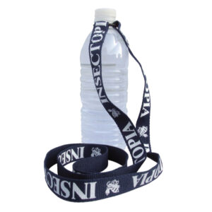 Custom printed water bottle holder lanyards